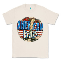 Natural All american dad 4th of july Classic Tee - CowGirlArtShop