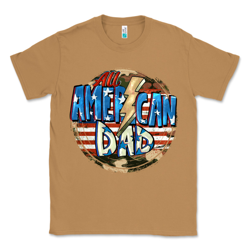 All American Dad 4th Of July Classic Tee by CowGirlArtShop | Teevron
