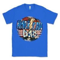 True Royal All american dad 4th of july Classic Tee - CowGirlArtShop