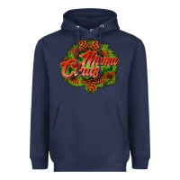 Navy mama claus cone Heavyweight Hoodie - JahusDesignShop