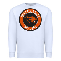 White Oregon College Gift Premium Sweatshirt - artisFamous