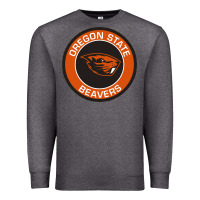 Charcoal Heather Oregon College Gift Premium Sweatshirt - artisFamous
