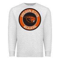 Oatmeal Heather Oregon College Gift Premium Sweatshirt - artisFamous