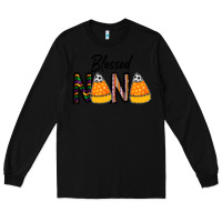 Black Blessed nana Long Sleeve Tee - CowhideDigitalArt