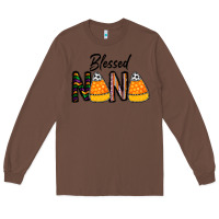 Chestnut Blessed nana Long Sleeve Tee - CowhideDigitalArt