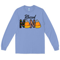 Colony Blue Blessed nana Long Sleeve Tee - CowhideDigitalArt