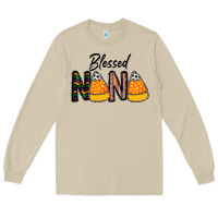 Mushroom Blessed nana Long Sleeve Tee - CowhideDigitalArt