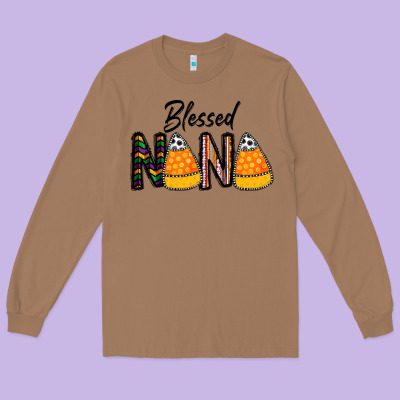 Blessed Nana Long Sleeve Tee Designed By Cowhidedigitalart