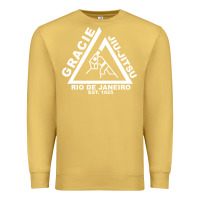 Antique Gold gracie jiu jitsu  2 Premium Sweatshirt - artisFamous