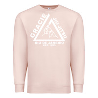 Pale Pink gracie jiu jitsu  2 Premium Sweatshirt - artisFamous