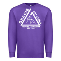 Purple gracie jiu jitsu  2 Premium Sweatshirt - artisFamous