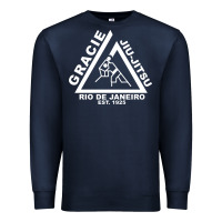Navy gracie jiu jitsu  2 Premium Sweatshirt - artisFamous