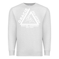Oatmeal Heather gracie jiu jitsu  2 Premium Sweatshirt - artisFamous