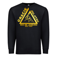 Black gracie jiu jitsu Premium Sweatshirt - artisFamous