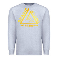 Heather Grey gracie jiu jitsu Premium Sweatshirt - artisFamous