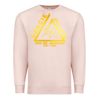 Pale Pink gracie jiu jitsu Premium Sweatshirt - artisFamous