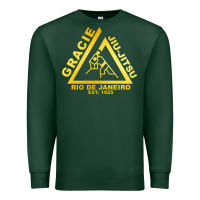 Sports Green gracie jiu jitsu Premium Sweatshirt - artisFamous