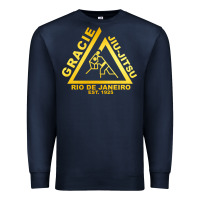 Navy gracie jiu jitsu Premium Sweatshirt - artisFamous