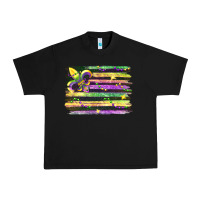 Black mardi gras Urban Heavy Tee - FaDigitalArtStudio