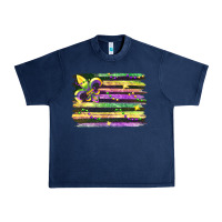 Navy mardi gras Urban Heavy Tee - FaDigitalArtStudio
