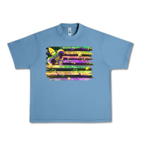 Pebble Blue mardi gras Urban Heavy Tee - FaDigitalArtStudio