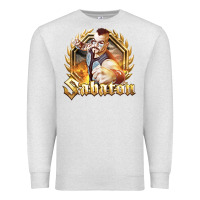 Oatmeal Heather sabaton 2 Premium Sweatshirt - artisFamous