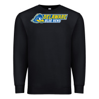 Black delaware fightin' blue hens Premium Sweatshirt - artisFamous