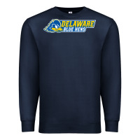 Navy delaware fightin' blue hens Premium Sweatshirt - artisFamous