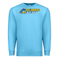 Ocean Blue delaware fightin' blue hens Premium Sweatshirt - artisFamous