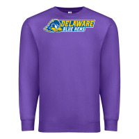 Purple delaware fightin' blue hens Premium Sweatshirt - artisFamous