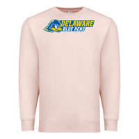Pale Pink delaware fightin' blue hens Premium Sweatshirt - artisFamous
