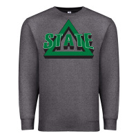 Charcoal Heather delta state athletics Premium Sweatshirt - artisFamous