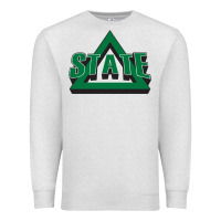Oatmeal Heather delta state athletics Premium Sweatshirt - artisFamous