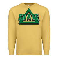 Antique Gold delta state athletics Premium Sweatshirt - artisFamous