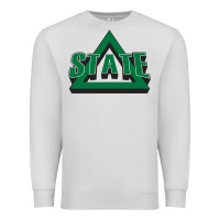 Dove Grey delta state athletics Premium Sweatshirt - artisFamous