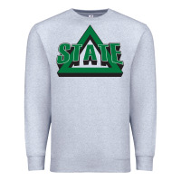 Heather Grey delta state athletics Premium Sweatshirt - artisFamous