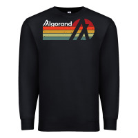 Black algorand algo crypto Premium Sweatshirt - artisFamous