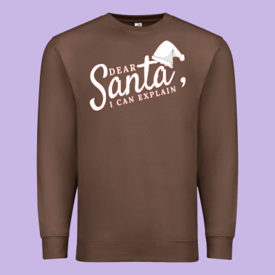 Dear Santa I Can Explain Premium Sweatshirt Designed By Artisfamous
