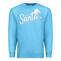 Ocean Blue Dear Santa I Can Explain Premium Sweatshirt - artisFamous