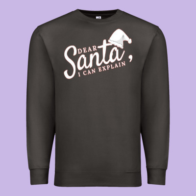 Dear Santa I Can Explain Premium Sweatshirt Designed By Artisfamous