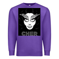 Purple CHER Premium Sweatshirt - artisFamous