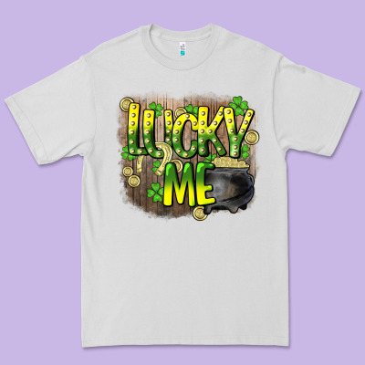 Lucky Me St. Patricks Day Premium Tee Designed By Howdyjamesfarm