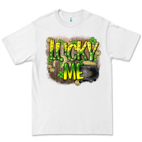 White lucky me st. patricks day Premium Tee - HowdyJamesFarm