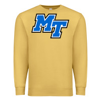 Antique Gold middle tennessee mt logomark Premium Sweatshirt - artisFamous