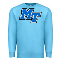Ocean Blue middle tennessee mt logomark Premium Sweatshirt - artisFamous