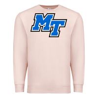 Pale Pink middle tennessee mt logomark Premium Sweatshirt - artisFamous