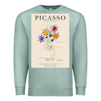 Seafoam pablo picasso   bouquet of peace Premium Sweatshirt - artisFamous