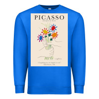 True Royal pablo picasso   bouquet of peace Premium Sweatshirt - artisFamous
