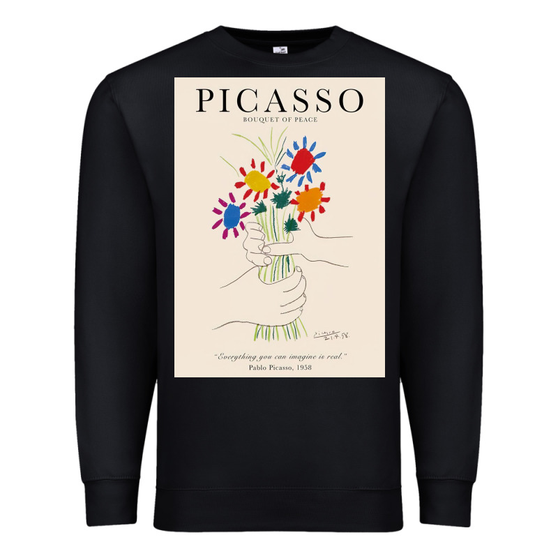 Pablo Picasso   Bouquet Of Peace Premium Sweatshirt by artisFamous | Teevron