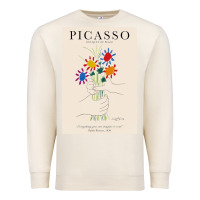 Sandshell pablo picasso   bouquet of peace Premium Sweatshirt - artisFamous